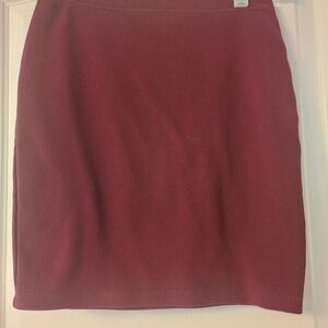 Forever 21 Burgundy Pencil Skirt